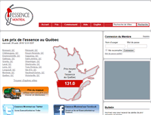 Tablet Screenshot of prixdelessence.ca